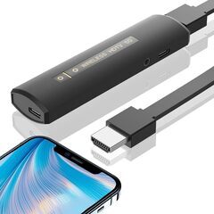 ワイヤレス HDMI 無線HDMI 送受信機不要 WIFI連接 2K/60Ｈz画質/5G高速伝送/横・縦置き切り替え 最大20M伝送 ios/android/windows/mac osに対応可能 アプリ設定不要 　転売OK　倒産品　まとめ売り　ネット商材　アマゾン引き上げ商品　メルカリ　副業の画像