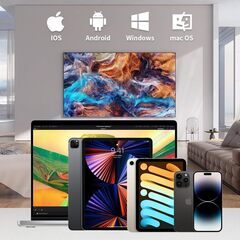 ワイヤレス HDMI 無線HDMI 送受信機不要 WIFI連接 2K/60Ｈz画質/5G高速伝送/横・縦置き切り替え 最大20M伝送 ios/android/windows/mac osに対応可能 アプリ設定不要 　転売OK　倒産品　まとめ売り　ネット商材　アマゾン引き上げ商品　メルカリ　副業の画像