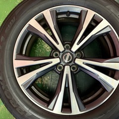 「かわいい～！」 T32 エクストレイル純正アルミ+タイヤ4本セット 225/60R18 タイヤ・ホイール