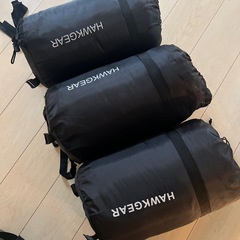 寝袋　ホークギア　3つセット