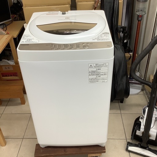 TOSHIBA   東芝　洗濯機　AW-5G8  2020年製  5㎏