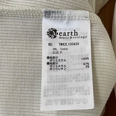 レディース長袖ブラウス earth music&ecology　の画像