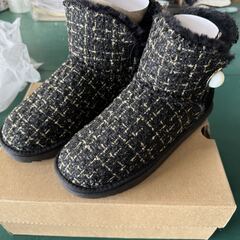 ムートンブーツ　シャネル風　超ふわふわ　新品未使用　各サイズあり...
