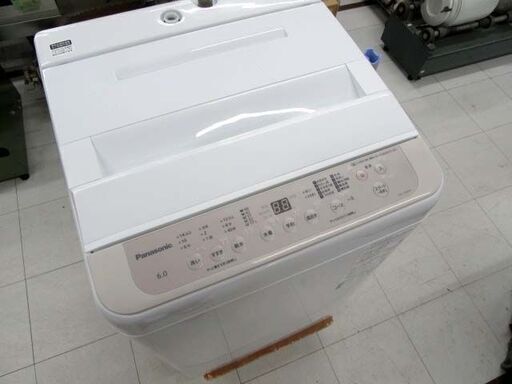 洗濯機 6.0kg 2022年製 Panasonic NA-F6PB1 エクリュベージュ 全自動 上開き 家電 6kg パナソニック 苫小牧西店