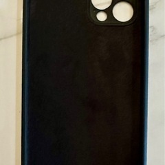iPhone 12 Pro シリコンケース（黒）の画像
