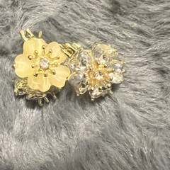 ピアス　花柄2色
