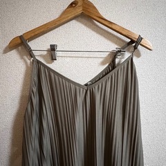 キャミワンピ　濃いベージュ　フリーサイズの画像