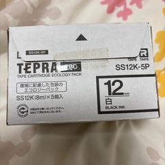 【未使用】テプラ白12ﾐﾘの画像