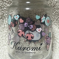 クロミちゃんガラスジャーの画像