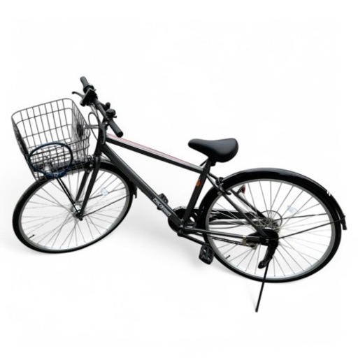 クロスバイク ブラック　カゴ付き CHACLE プレステッツァ 武田産業 クロスバイク 27インチ | 自転車通販