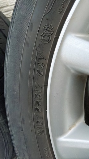 【お取引中】ダンロップ 夏タイヤ 4本 215/55R17/ 94v