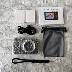 デジカメ 4K 6400万画素 30FPS デジタルカメラ AFオートフォーカスの画像