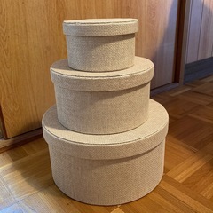 【イケヤ】廃盤品！KVARNVIK クヴァルンヴィーク　収納ボッ...