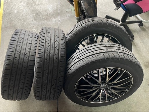引渡し完了しました！中古タイヤ　225/55R18 98V  ４本セット