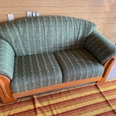 2掛けソファ◆中古の画像