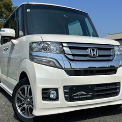 コミコミ🚘車検付き！後期型！ナビ！フルセグTV！ETC！Bluetoothオーディオ！パワースライドドア！名変全国無料！点検整備付き！N-BOXカスタム！の画像