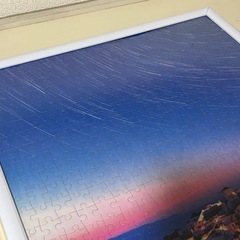【完成品】エポック社 500ピース ジグソーパズル  世界の絶景  星降るサントリーニ島 38×53センチの画像