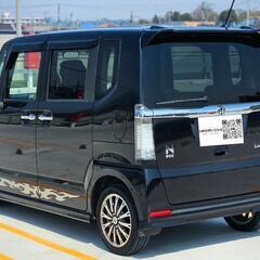  【車検2年付可】N-BOXカスタム ターボ SSパッケージ クルコン パドルシフト Bluetoothナビ Bカメラ 両側パワスラ 地デジの画像