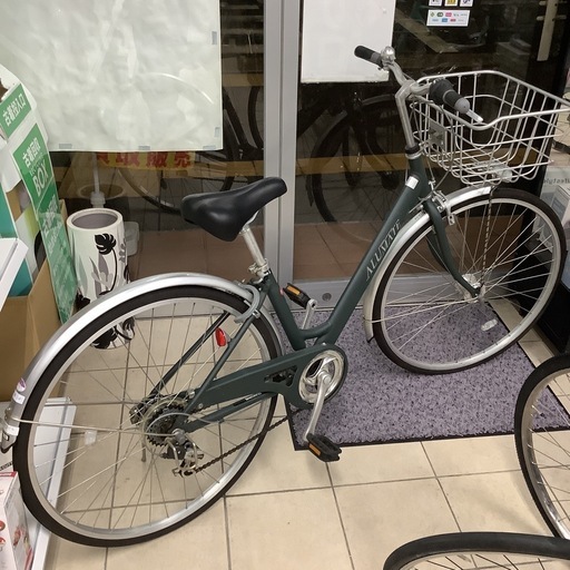 自転車 シティサイクル S-TECH アルメイト 27インチ 6段変速