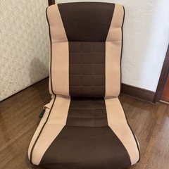  レバー式無段階リクライニング座椅子の画像