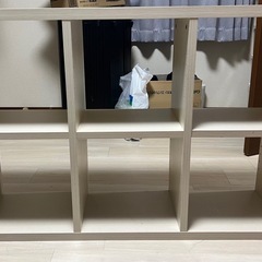 ニトリ ホワイト本棚 6段収納 合板製