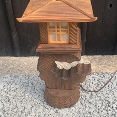 木製灯篭 テーブルランプ