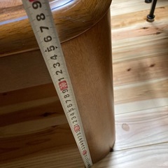 (ジャンク品)こたつ机　ビニールカバー付き(ケーブル無し)の画像