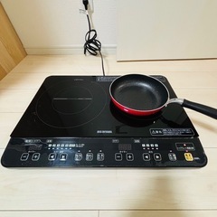 【受け渡し決定】2口IHコンロ【引き取り限定】の画像