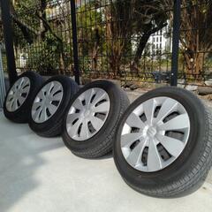 中古タイヤ＆ホイール　ワゴンＲ純正　155/65R14