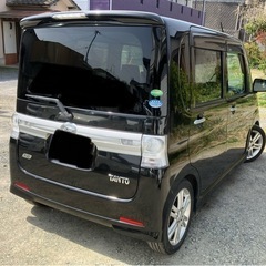 ☆車検R7年10月　タントカスタム　黒　後期型☆の画像