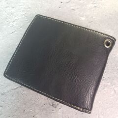 【新品未使用】EDWIN/エドウィン 二つ折り財布 黒 ブラックの画像