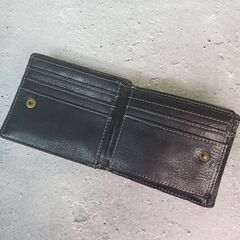 【新品未使用】EDWIN/エドウィン 二つ折り財布 黒 ブラックの画像