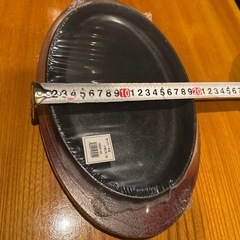 鉄板•木台セット商品/ステーキ皿 小判型(大)/30cm/業務用/新品未使用の画像
