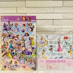 新品ディズニーDisney ペタペタシール プリンセスソフィア ...
