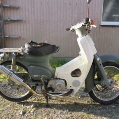 高知南国 希少 レトロ カブ C50 6V? 白針  原付 50CC 