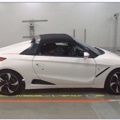 ホンダ　S660 6MT ホワイト　車検8 年8月　ワンオーナー　修復歴なしの画像