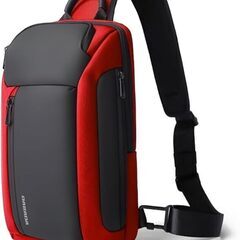 新品　[ダバダ] ボディバッグ メンズ 大容量 軽量 撥水 6ポ...