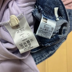 秋物110cm4枚セットGUバースデイなどの画像