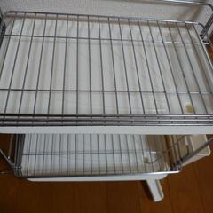 最終値下げ　期間限定出品　水切りラック　水切りかご　2段　キッチン用品の画像