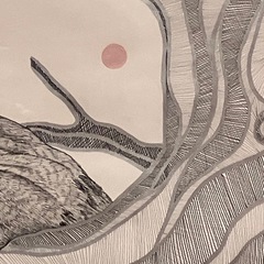 箱付き原画　ラビンドラ・ダンクス作品　ライオン　大きめな絵画　箱サイズ125×90の画像