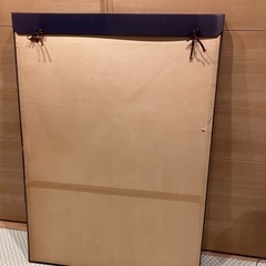 箱付き原画　ラビンドラ・ダンクス作品　ライオン　大きめな絵画　箱サイズ125×90の画像