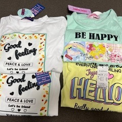 半袖【タグ付き未使用】Tシャツ140 4枚セット】