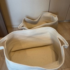 収納カゴ　布製　2セット