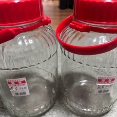 0円果実酒びん2個 