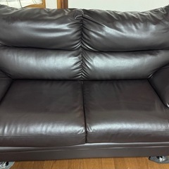 ★横150×奥行85★黒ソファ 