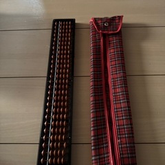 女子学校用品　裁縫セット、彫刻刀、そろばん、そろばんケースの画像