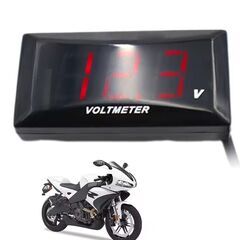 新品 バイク 電圧計 バッテリー