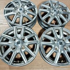 軽自動車 12インチ 3.5B【富山】中古4本 アルミ 軽…