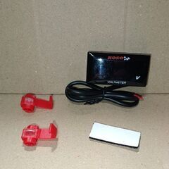 新品 バイク 電圧計 バッテリーの画像
