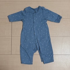 美品 プチバトー 3m/60cm 長袖ロンパース